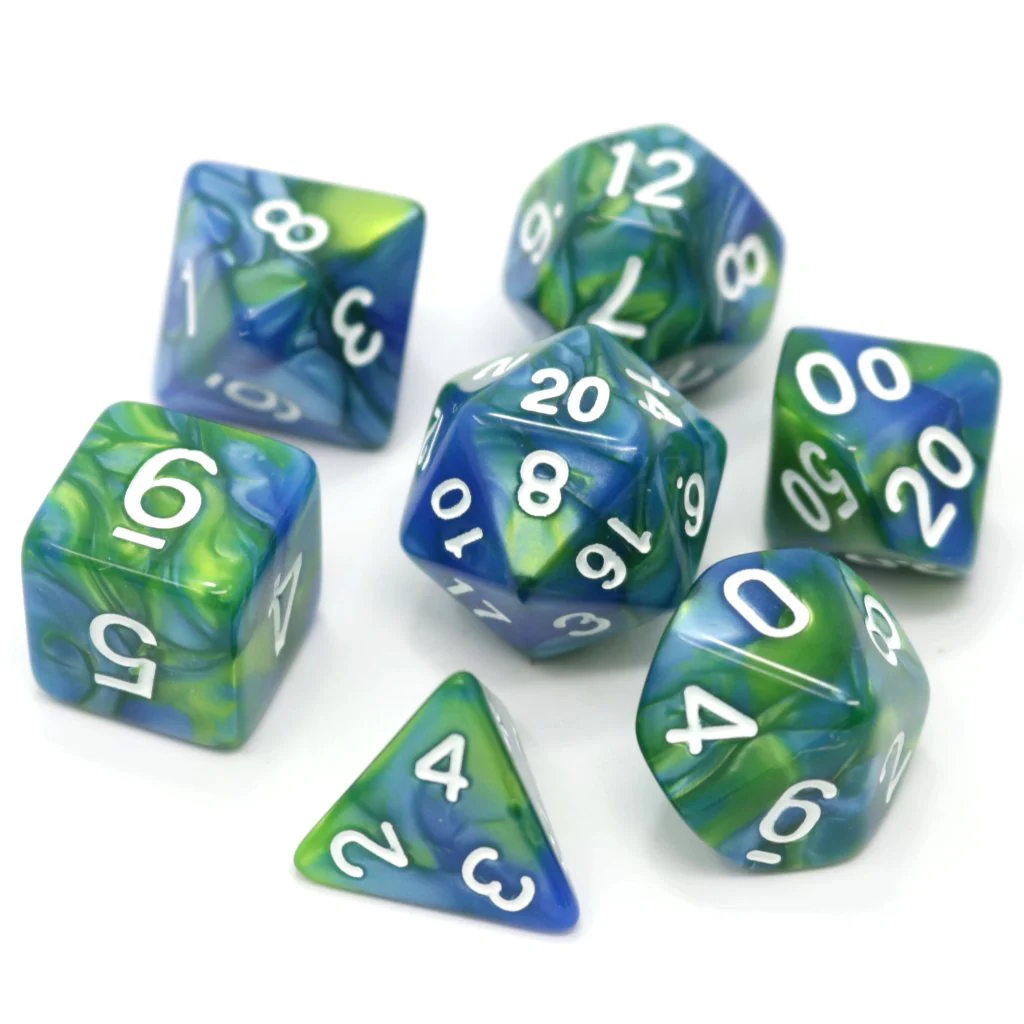 TERRA 7PC POLY DICE SET