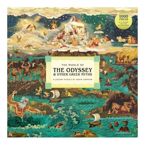 THE WORLD OF THE ODYSSEY & OTHER GREEK MYTHS: A JIGSAW PUZZLE BY ADAM SIMPSON