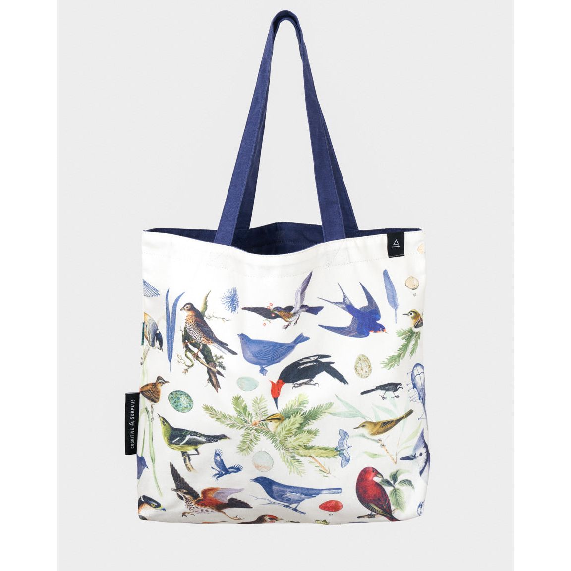 BIRDWATCHING CANVAS TOTE BAG