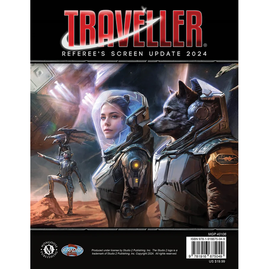 TRAVELLER RPG REFEREE SCREEN 2024