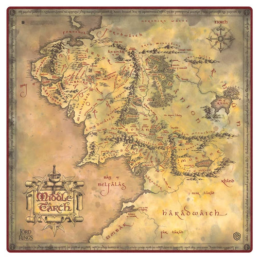 LORD OF THE RINGS PLAYMAT: PLACES