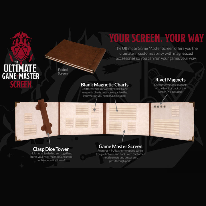 ULTIMATE GAME MASTER SCREEN: CORE SCREEN LANDSCAPE