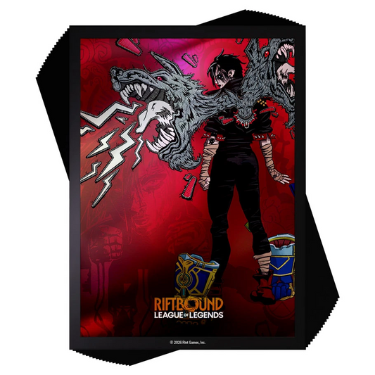 RIFTBOUND UNLEASHED DECK PROTECTOR CARD SLEEVES VI, PILTOVER ENFORCER