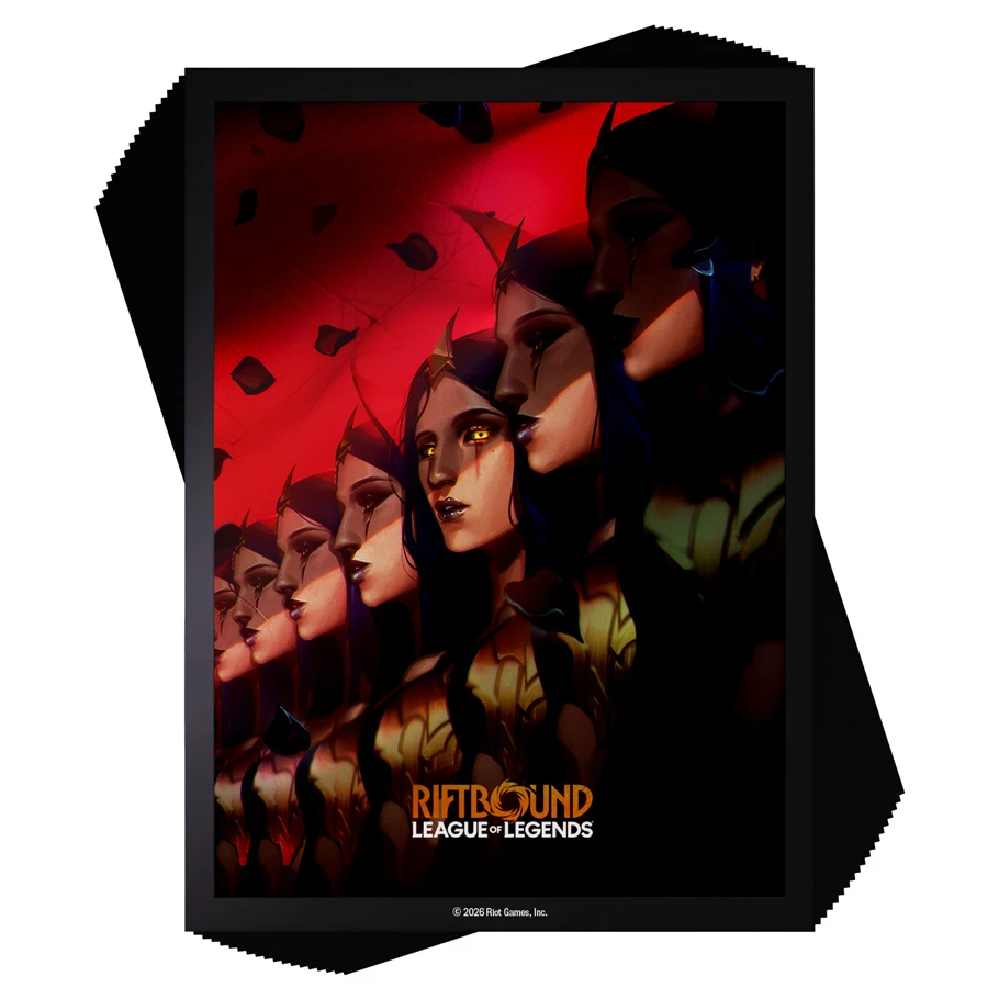RIFTBOUND UNLEASHED DECK PROTECTOR CARD SLEEVES LEBLANC, DECEIVER