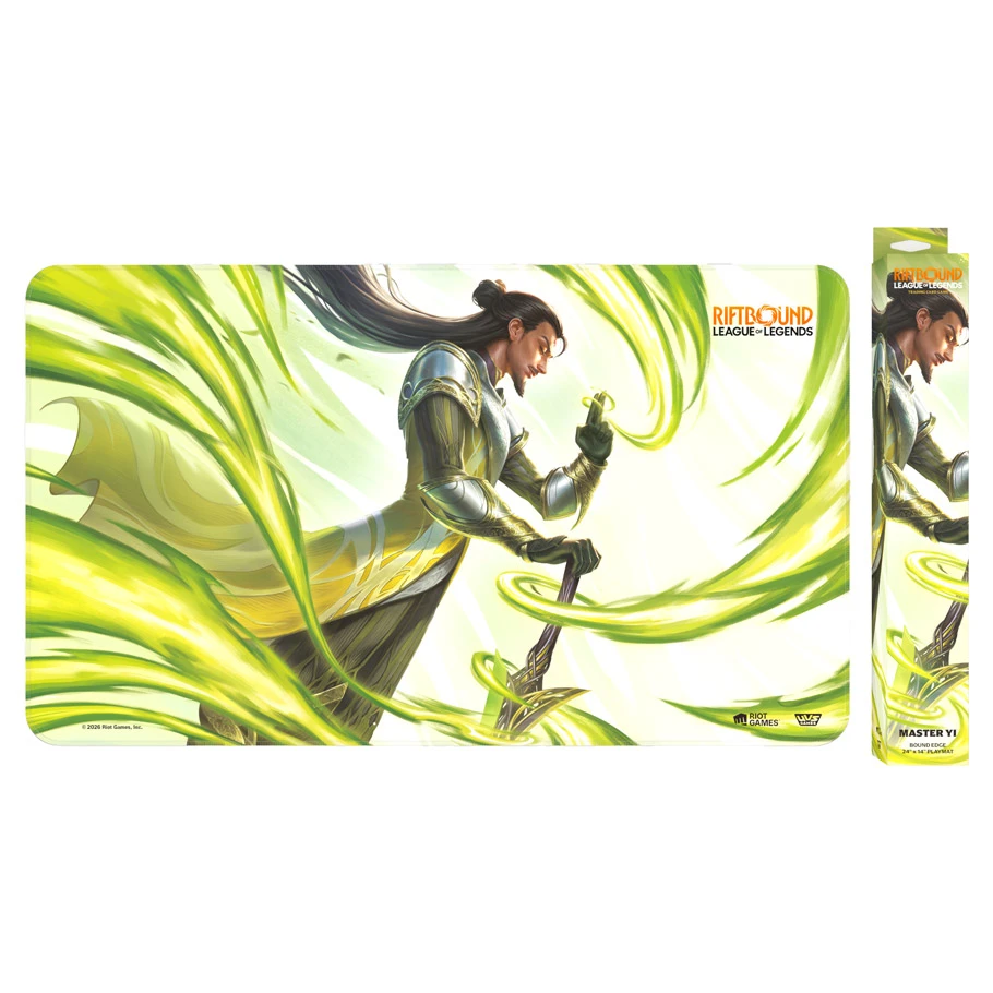 RIFTBOUND UNLEASHED PLAYMAT YI, WUJU MASTER