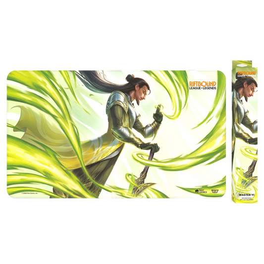 RIFTBOUND UNLEASHED PLAYMAT YI, WUJU MASTER