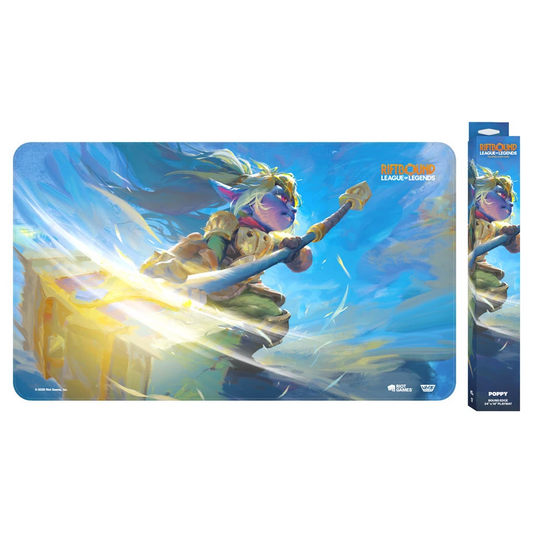 RIFTBOUND UNLEASHED PLAYMAT POPPY, KEEPER OF THE HAMMER