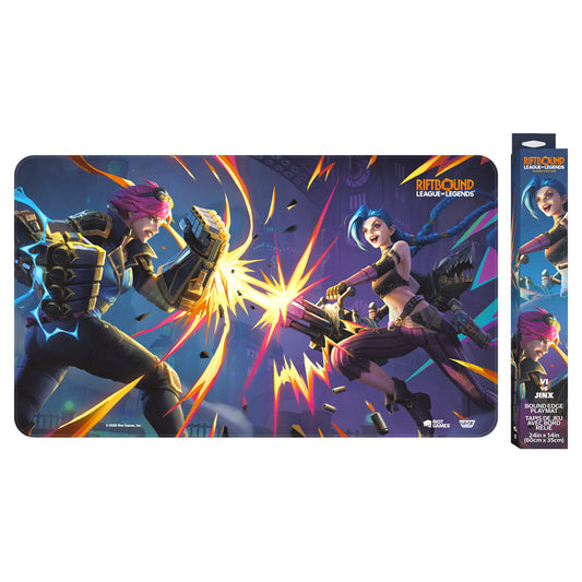 RIFTBOUND VENDETTA VI VS JINX PLAYMAT