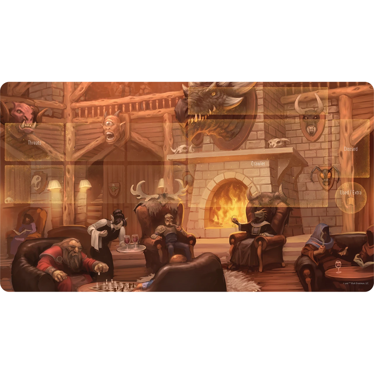 DUNGEON CRAWLER CARL UNSTOPPABLE CO-OP PLAYMAT