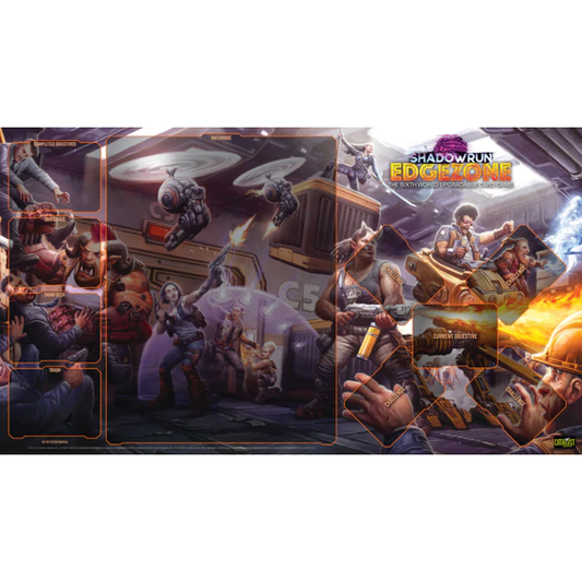 SHADOWRUN EDGEZONE ORANGE PLAYMAT