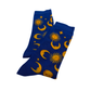 CELESTIAL SUN AND MOON SOCKS