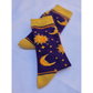CELESTIAL SUN AND MOON SOCKS