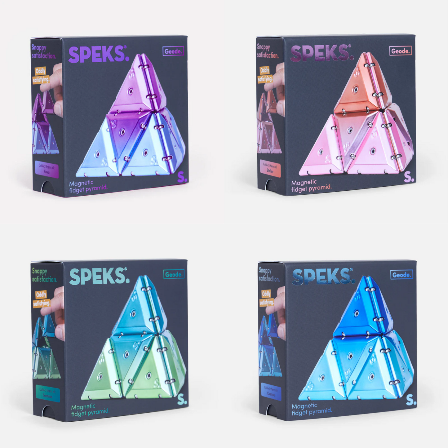 SPEKS GEODE PYRAMID CHROME SERIES
