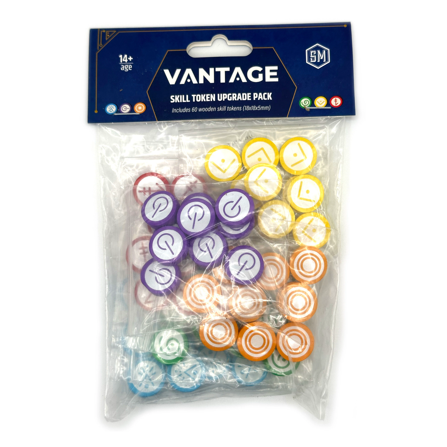 VANTAGE WOODEN SKILL TOKENS