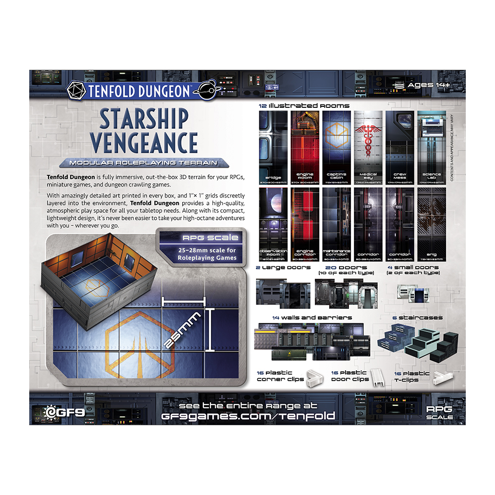 TENFOLD DUNGEON SCI-FI STARSHIP VENGEANCE