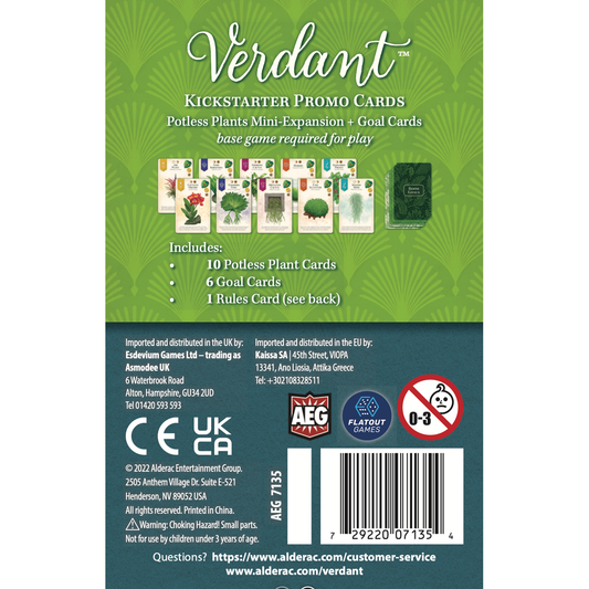VERDANT KICKSTARTER PROMO PACK