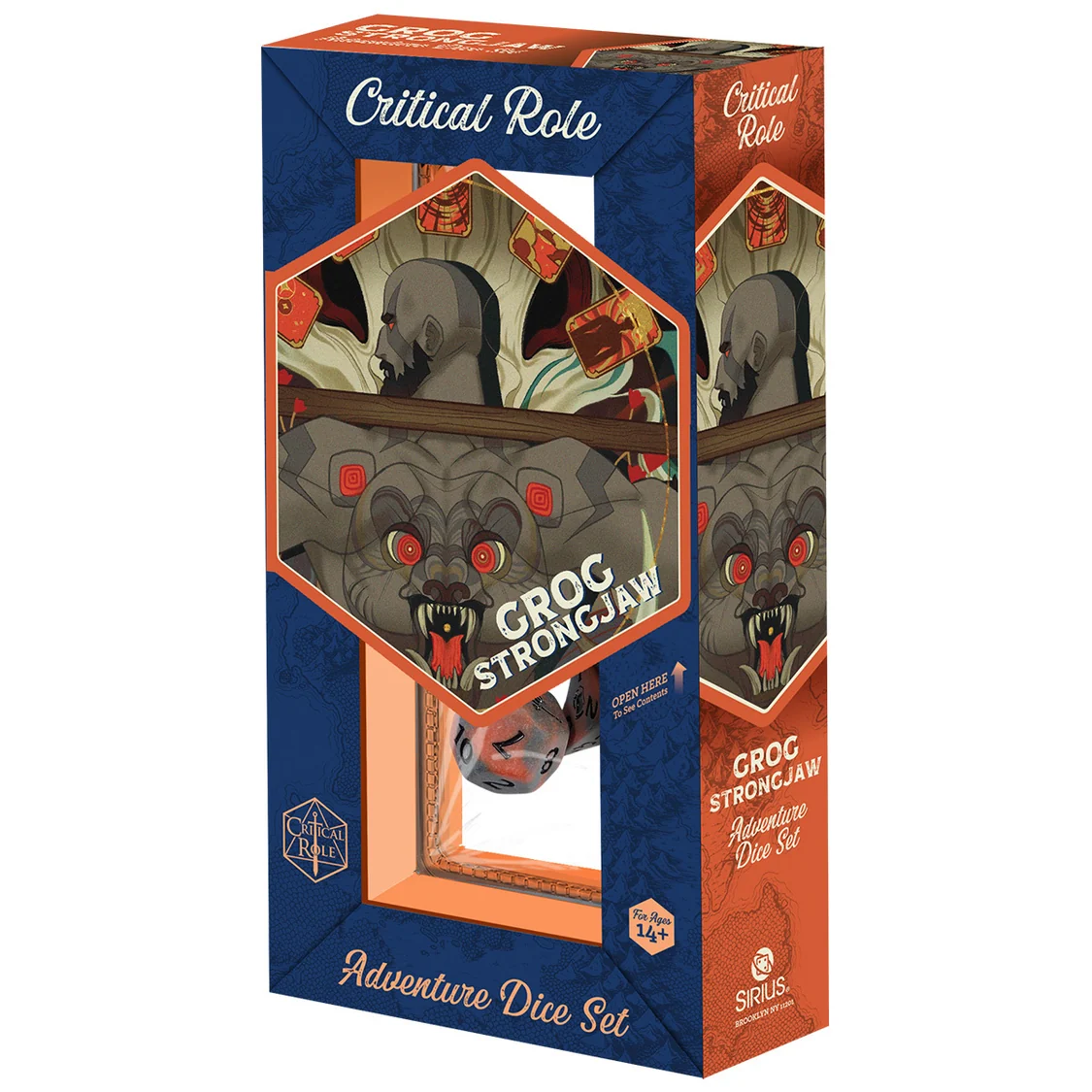 CRITICAL ROLE VOX MACHINA ADVENTURE DICE: GROG STRONGJAW