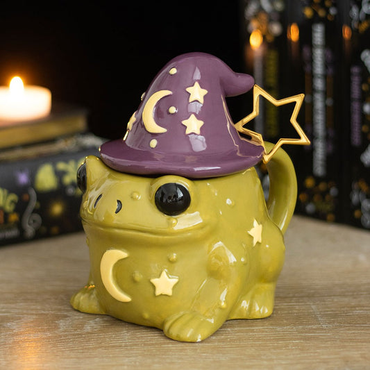 MAGIC TOAD MUG WITH SPOON