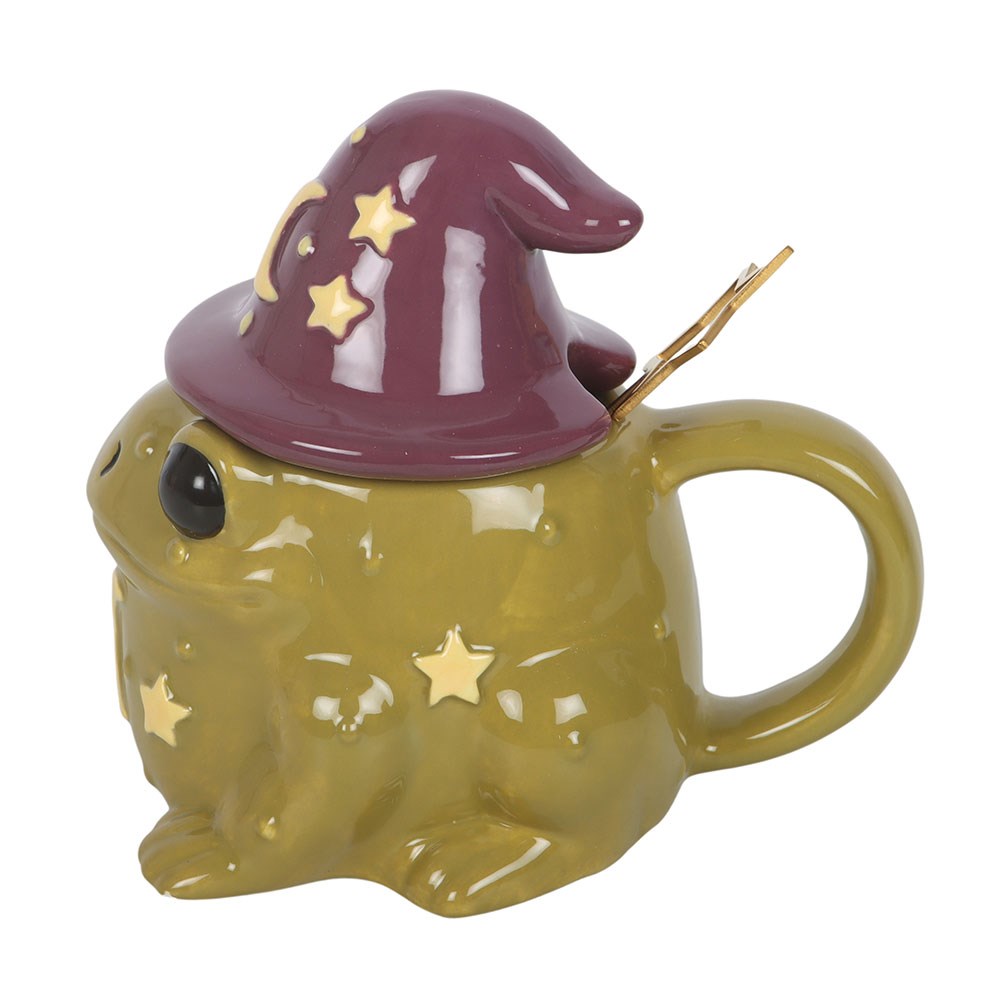 MAGIC TOAD MUG WITH SPOON