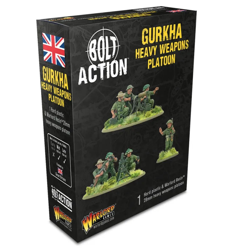 BOLT ACTION GURKHA HEAVY WEAPONS PLATOON