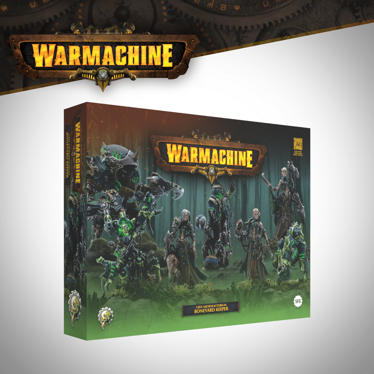 WARMACHINE: CRYX NECROFACTORIUM COMMAND SET – BONEYARD KEEPER