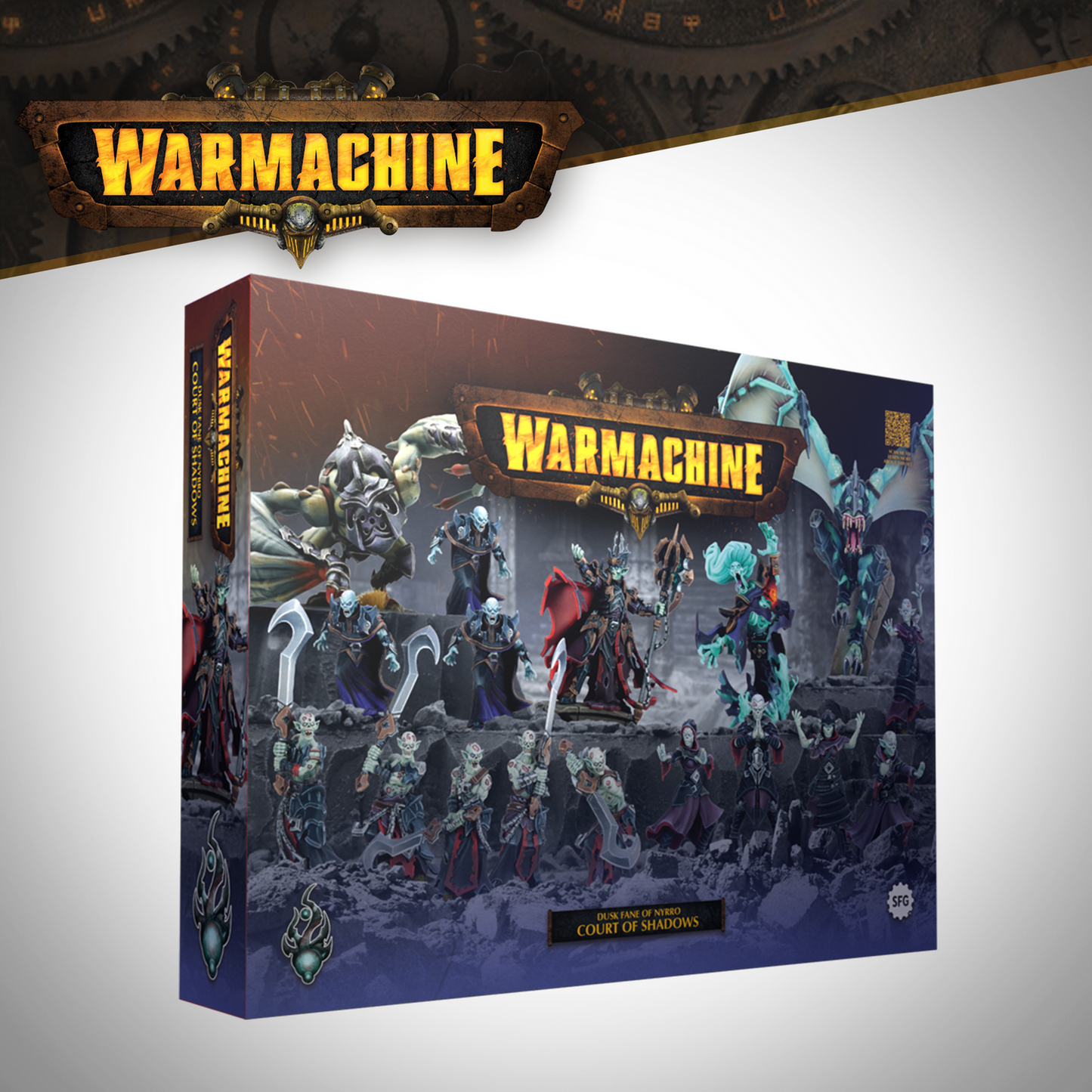 WARMACHINE: DUSK FANE OF NYRRO ARMY BOX – COURT OF SHADOWS