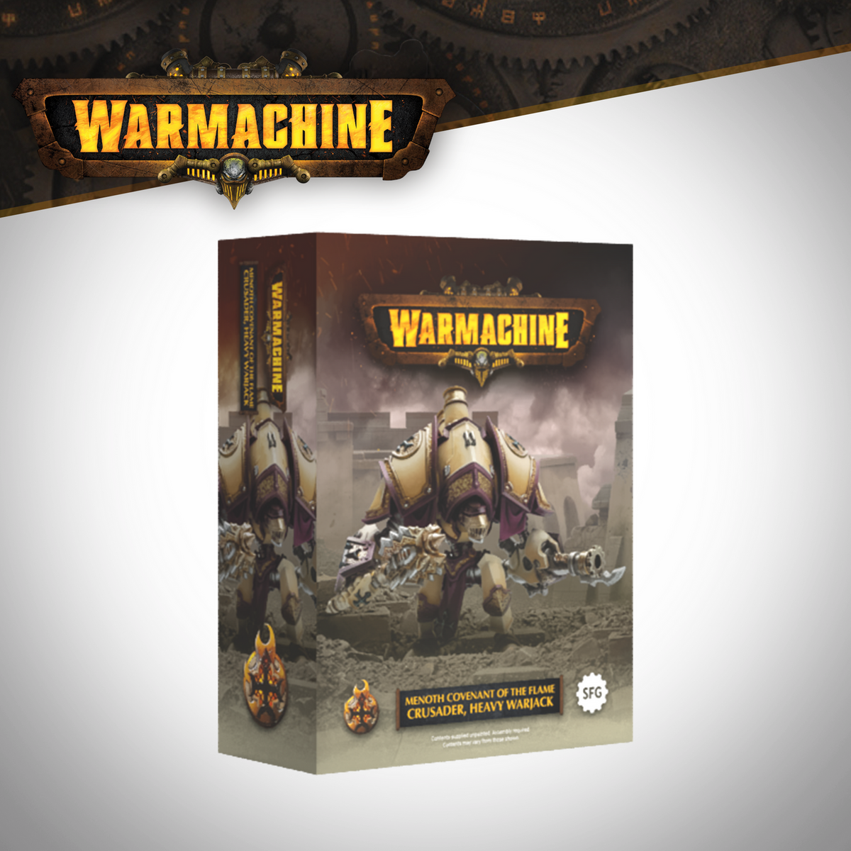 WARMACHINE: PROTECTORATE OF MENOTH CRUSADER HEAVY WARJACK