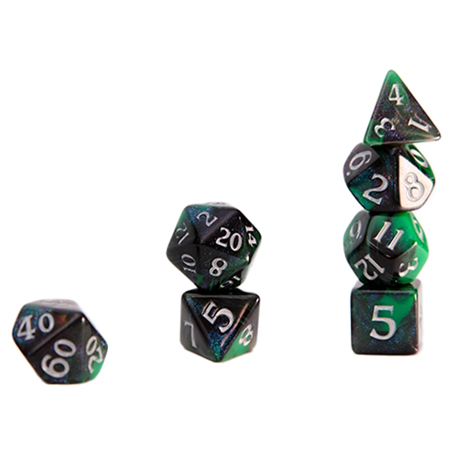 7 SET SCENTED RPG DICE: CEMETARY SOIL