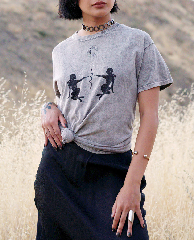 RISE WASHED TEE SHIRT