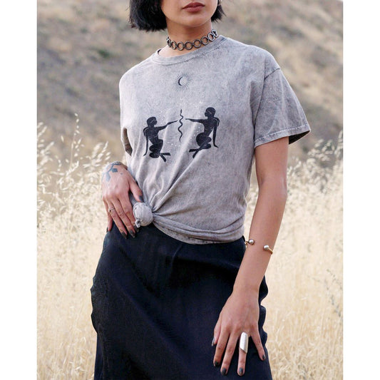 RISE WASHED TEE SHIRT