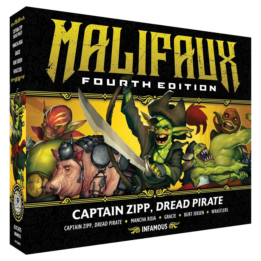 MALIFAUX FOURTH EDITION CAPTAIN ZIPP, DREAD PIRATE