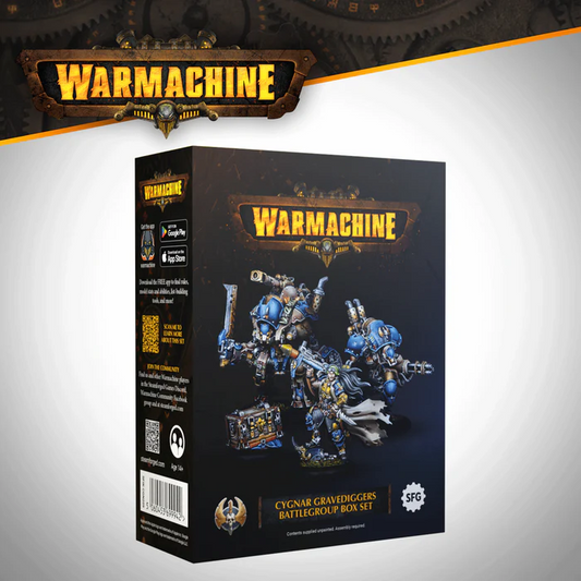 WARMACHINE CYGNAR GRAVEDIGGERS BATTLEGROUP BOX