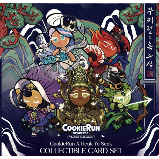 COOKIERUN: TCG: X HEUK YO SEOK: OBSIDIAN COLLECTION RADIANT LIGHT COLLECTIBLE CARD SET