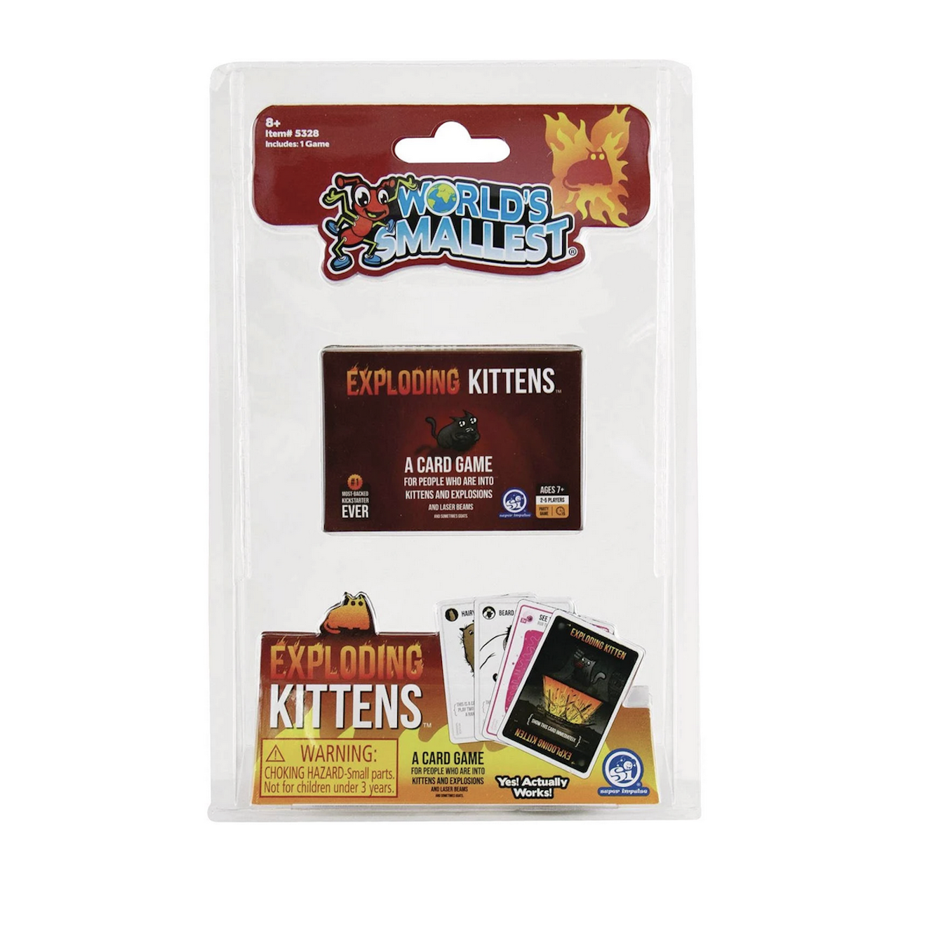 WORLD'S SMALLEST EXPLODING KITTENS GAME