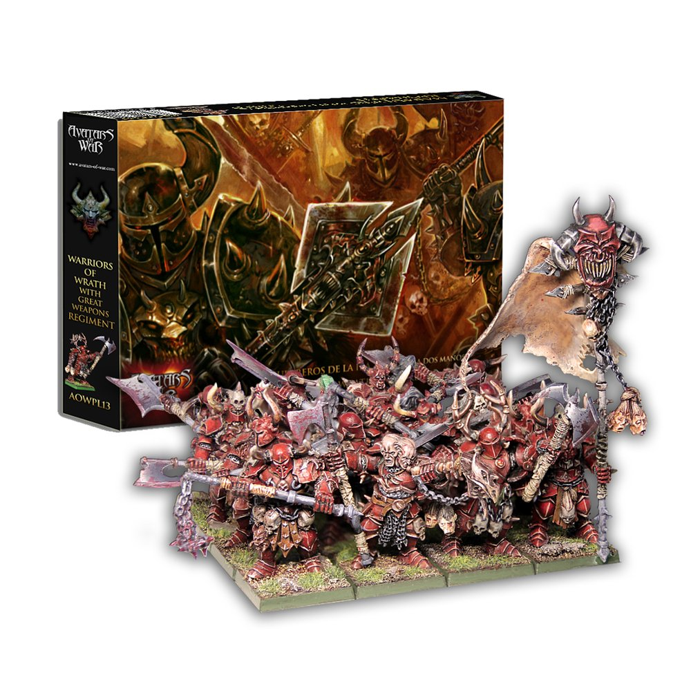 AVATARS OF WAR WARRIORS OF WRATH WITH GREAT WEAPONS