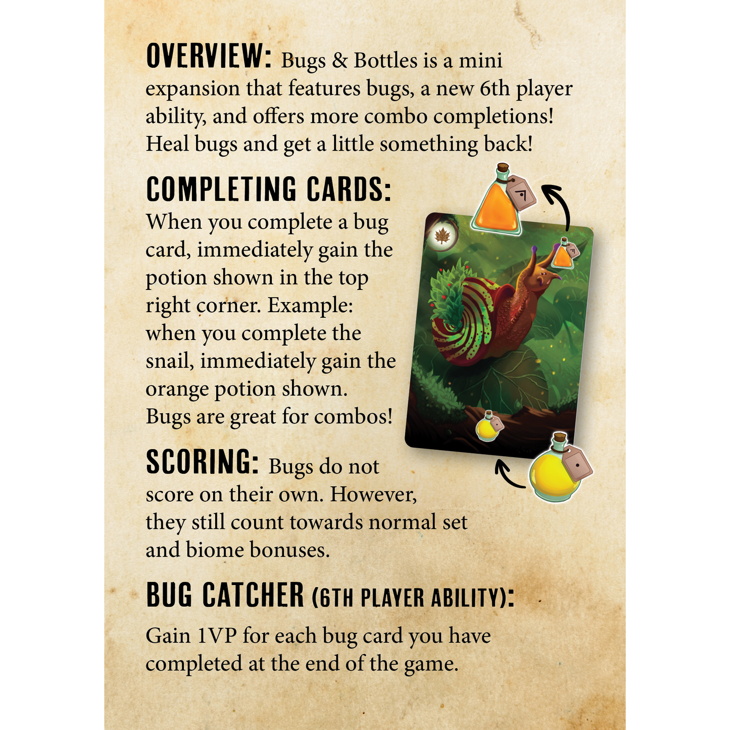 BUGS & BOTTLES A PARKS & POTIONS EXPANSION