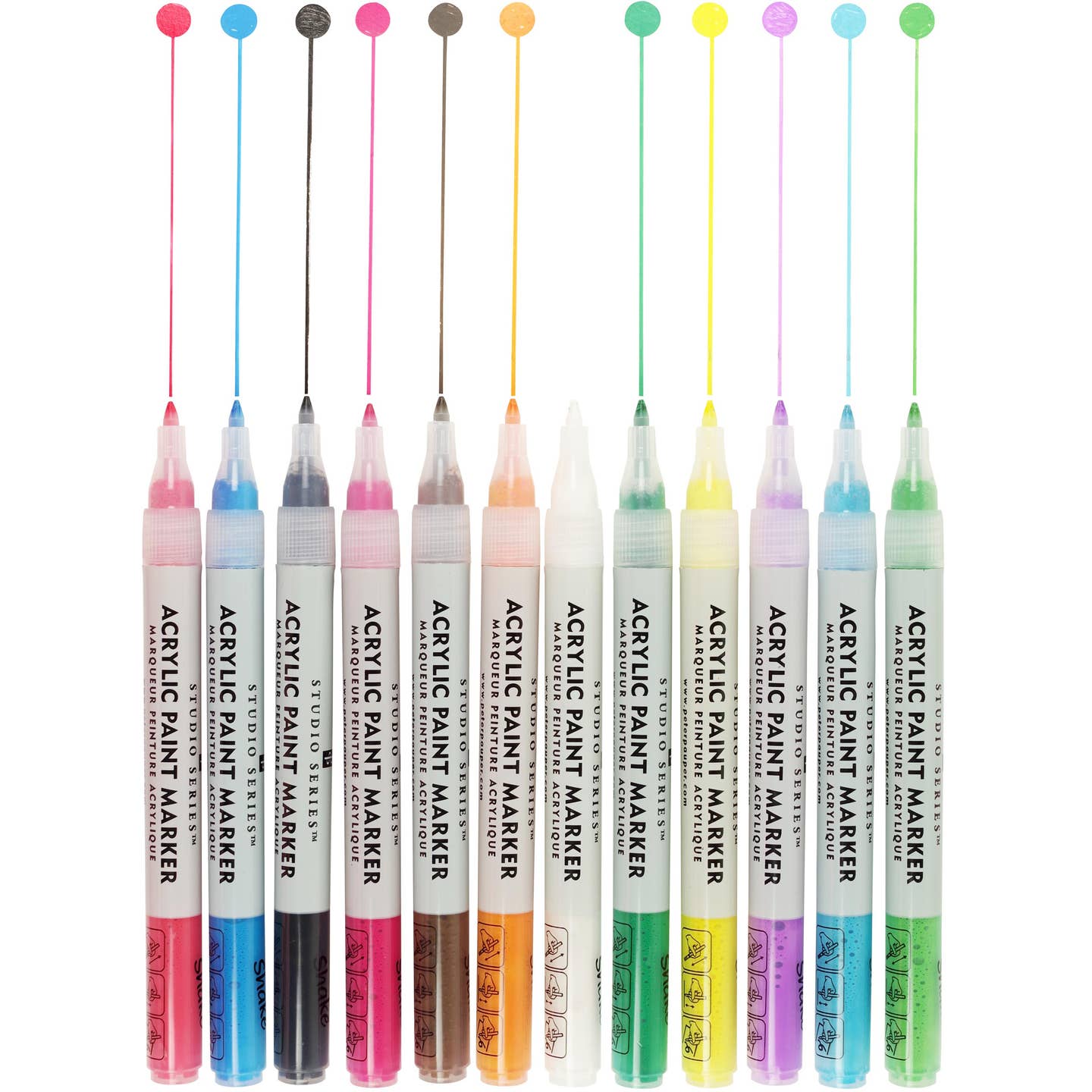 ACRYLIC PAINT MARKER SET