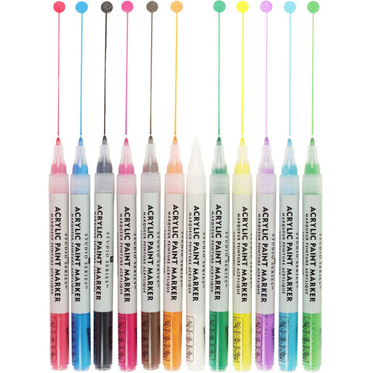 ACRYLIC PAINT MARKER SET