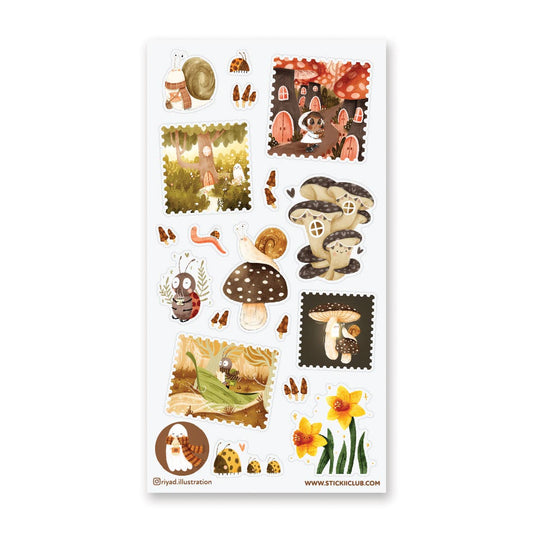 WHIMSICAL WOODS STICKER SHEETS