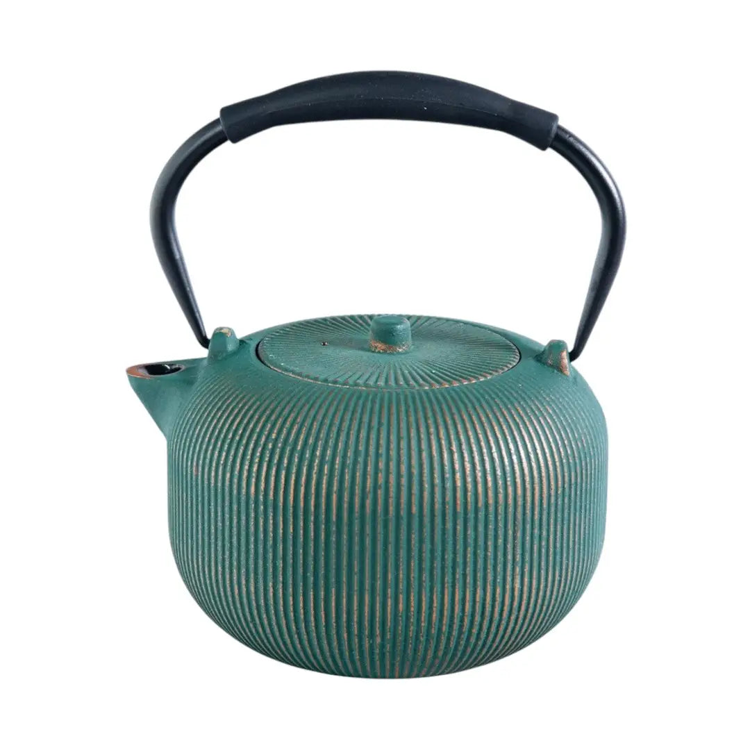 TOKUSA FOREST GREEN 33oz CAST IRON TEA POT