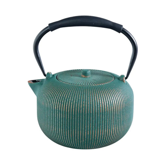 TOKUSA FOREST GREEN 33oz CAST IRON TEA POT