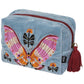 AURORA VELVET EMBROIDERED POUCH BY DANICA STUDIO