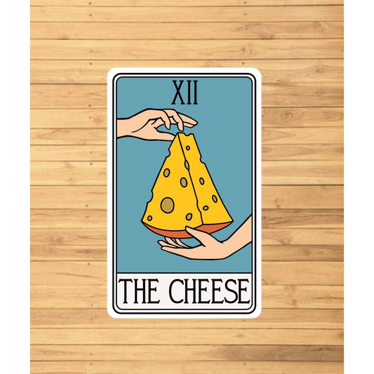 THE CHEESE TAROT CARD STICKER