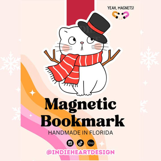 FROSTY THE CAT MAGNETIC BOOKMARK