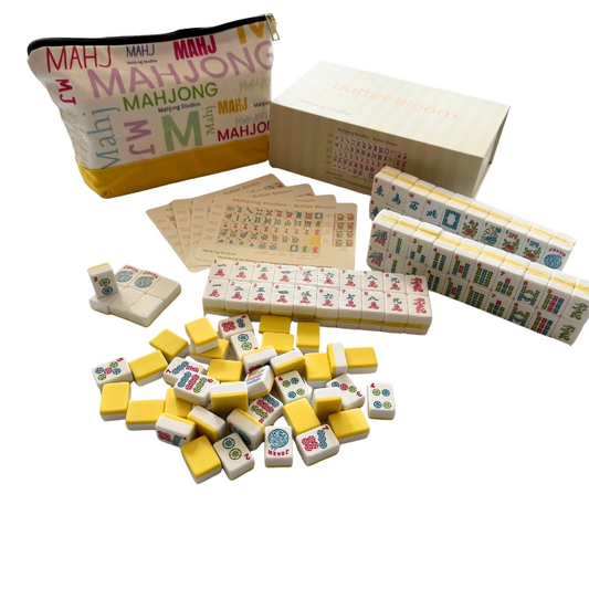 AMERICAN MAHJONG TILES SET: BUTTER BLOOM