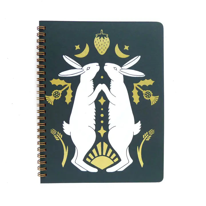 THISTLE RABBIT SPIRAL NOTEBOOK – Games and Stuff