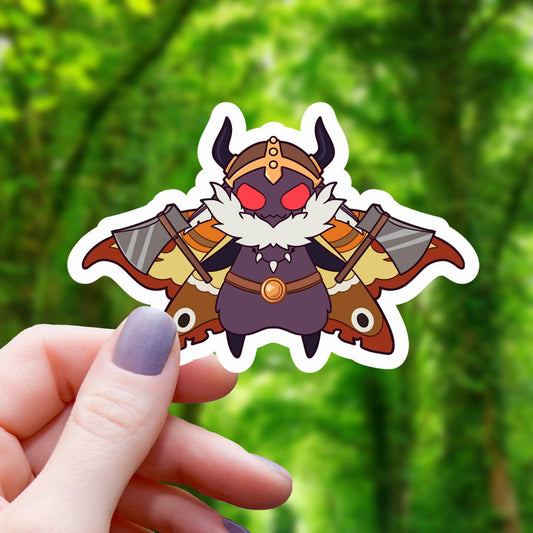 MOTHMAN BARBARIAN STICKER