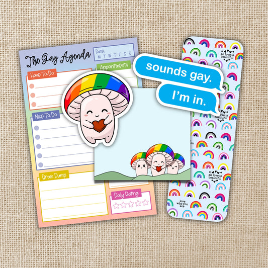 GAY PRIDE STATIONERY BOXED SET