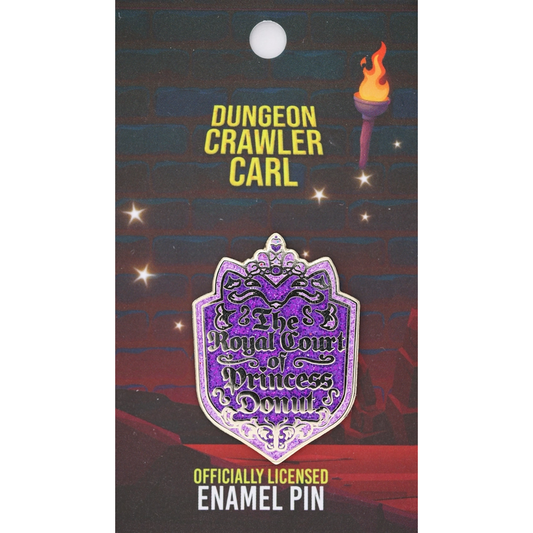 DUNGEON CRAWLER CARL ROYAL COURT OF PRINCESS DONUT ENAMEL PIN