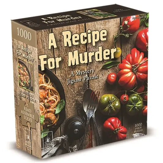 RECIPE FOR MURDER CLASSIC MYSTERY 1000 PIECE JIGSAW PUZZLE